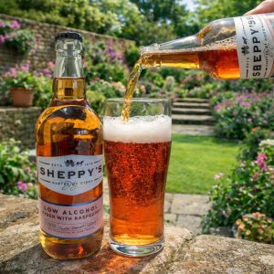 Cider With Raspberry Low-Alcohol